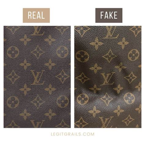 real vs fake louis vuitton pattern|how to tell if a louis vuitton bag is real.